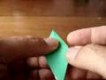 Figura de colibrí de Origami
