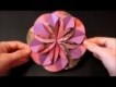 Flores bicolores de Origami