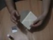 Sobres de origami para invitación de boda